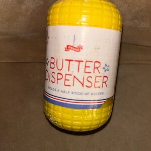 Yellow corn, cob, Butter Dispenser